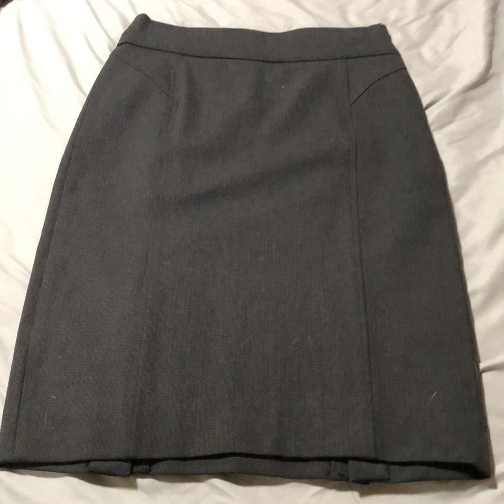 Navy skirt.